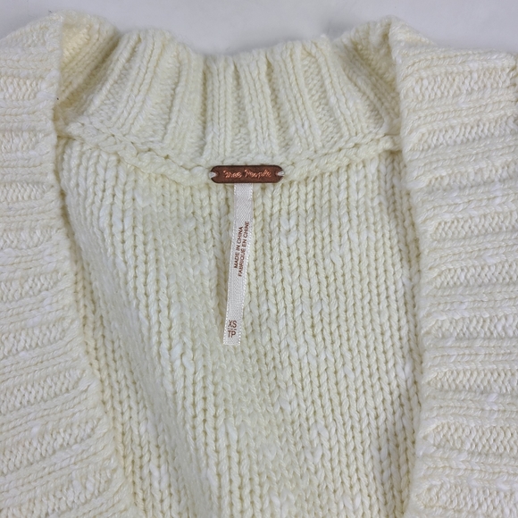 FREE PEOPLE Ivory Penelope Mini Sweater Dress - Picture 3 of 5